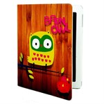 Fan etui iPad (wooden owl)
